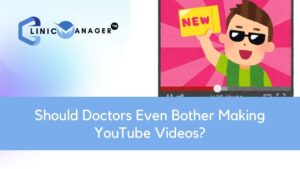 YouTube video content planning session for a doctor with ClinicManager
