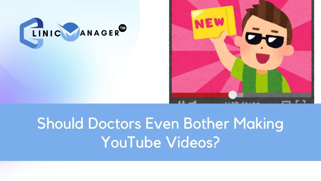 YouTube video content planning session for a doctor with ClinicManager