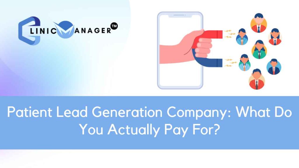 Cost breakdown for patient lead generation services